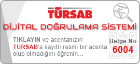 TÜRSAB Certified Travel Agency - Digital Verification System License 6004